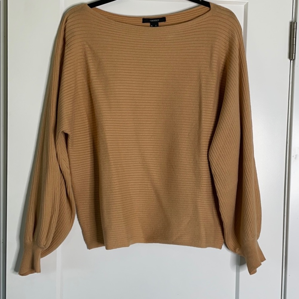 LIGHTWEIGHT BUBBLE SLEEVE SWEATER ✨